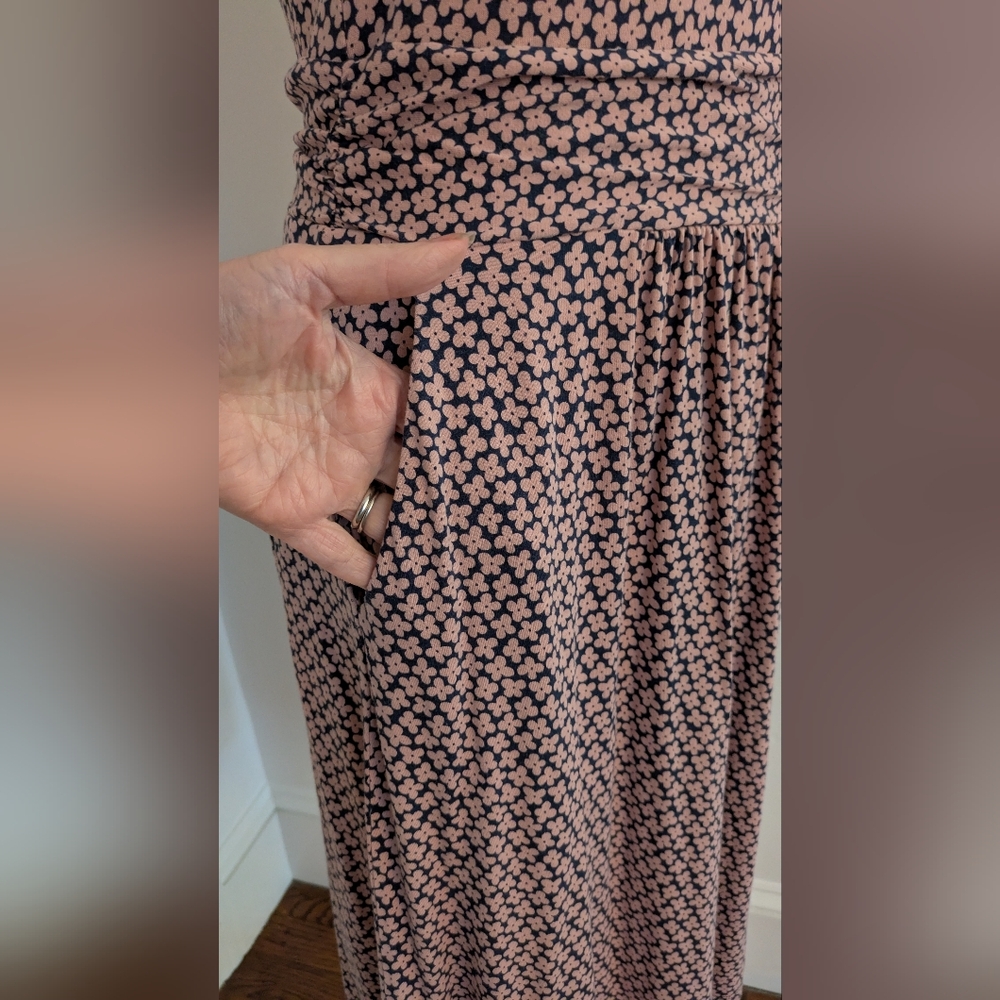 Boden Daisy Print Amelie Jersey Dress, Small Petite - Picture 6 of 10
